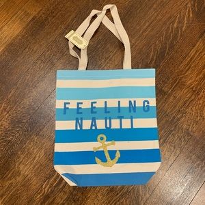 Feeling Nauti Mudpie Beach Tote